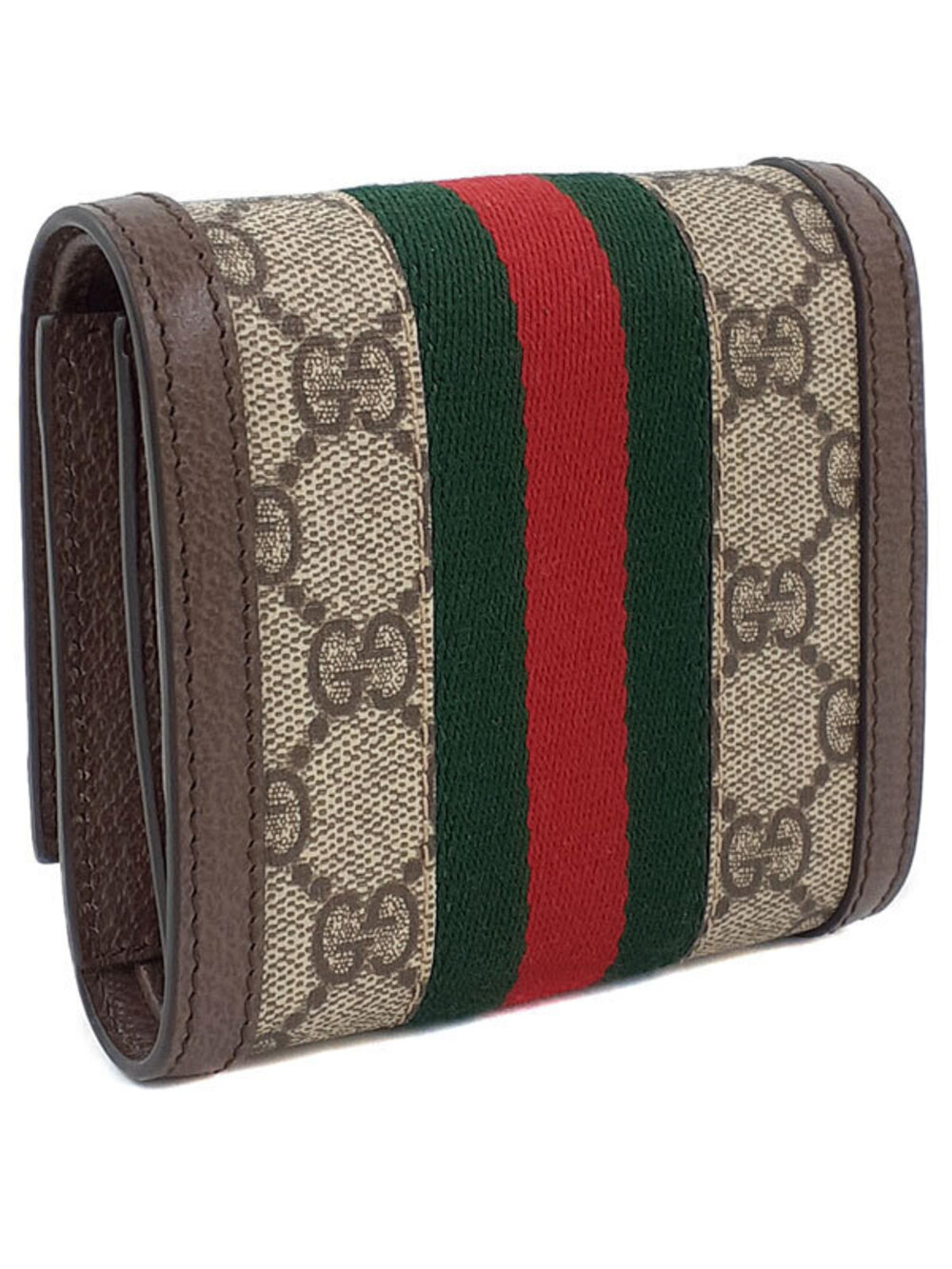Gucci Bi Ophidia Wallet Short GG fold Black